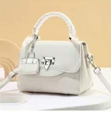 Accesorios de bolso de moda, bolsa de lona pequeña de alta calidad, bolso de hombro de moda, bolso cruzado - Azul - Ver 3