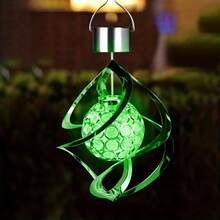 1 Stück Solar betriebenes Windspiel Licht, LED Solar Hängelampe, Outdoor Garten Landschaftsbeleuchtung, wasserdichtes Garten Windspiel Licht, geeignet für Garten Dekoration, Hof Dekoration, Heim Dekoration, Party Dekoration, Rasen Dekoration, Flur Dekoration, Balkon Dekoration, Hochzeit Dekoration und Muttertags Dekoration - Mehrfarbig - Übersicht 4