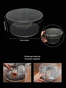 1 Hộp Quà Acrylic Trong Suốt Có Nắp, Hộp Quà Cưới Cao Cấp, Hộp Quà Cầm Tay, Hộp Quà Sinh Nhật, Hộp Kẹo, Kích thước 7.87x7.87x3.9 Inch, Thích Hợp Cho Các Sự Kiện Trang Trí, Hộp Tiết Kiệm, Quà Lưu Niệm Tốt Nghiệp, Quà Tặng Tiệc Tụng, Quà Tặng Khai Giảng, v.v. - Màu trong suốt - Xem 7