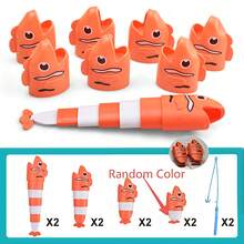 互动式桌面钓鱼游戏 - 多人钓鱼棋盘游戏 - 采用耐用塑料制成，是复活节/儿童节的完美礼物 - 彩色 - 查看 9