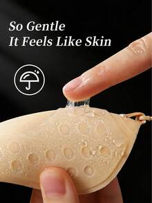 2PCS/10PCS Invisible Strapless Push Up Sticky Bra, Reusable Waterproof Backless Breast Petals For Backless Tops, Wedding Dresses And Party Gowns, No Show Bra, Mother's Day Gifts - Multicolor - View 4