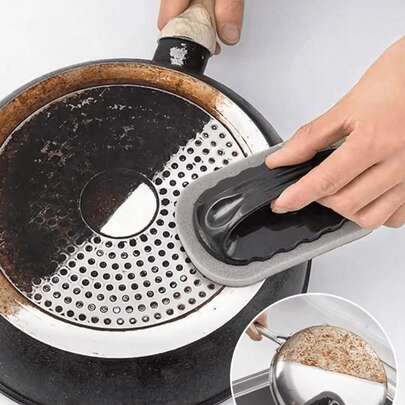 Bộ cọ rửa bằng mút mờ ma thuật 6 món/4 món - Có tay cầm - Chức năng làm sạch và loại bỏ rỉ sét mạnh mẽ, thích hợp cho nhà bếp, phòng tắm và vệ sinh nhà cửa, rửa chén bát và nấu nướng, khăn lau mút mờ, khăn lau ma thuật, cọ vệ sinh nồi hơi nhà bếp, cọ khử trùng, đồ dùng nhà bếp, phụ kiện nhà bếp, đồ dùng phòng tắm, dụng cụ vệ sinh, dụng cụ nhà bếp thiết yếu cho gia đình, quà tặng hoàn hảo cho phụ nữ, nam giới, mẹ và cha.