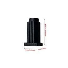 8pcs Square Caster Insert Plug - Black Plastic Socket Cover For Round Hole Protection Caps For Furniture Equipment Cart And DIY Projects - Black - View 3