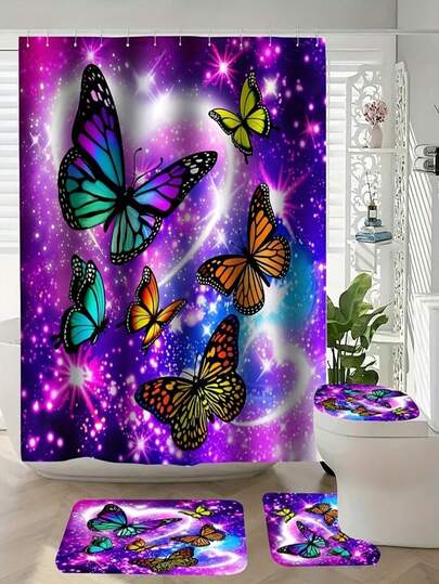 Bộ phụ kiện phòng tắm chủ đề Ngày Valentine (1/4 set), với họa tiết nhẫn Vua và Hoàng hậu, được làm từ polyester và có thể giặt máy. Bộ sản phẩm bao gồm 12 móc nhựa, một thảm chống trượt phòng tắm, một thảm chữ U cho bồn cầu, một thảm lót nắp bồn cầu, các vật trang trí phòng tắm, một vách ngăn bồn tắm và một bộ rèm 4 mảnh. Phù hợp với nhiều không gian nhà cửa, những vật trang trí phòng tắm này là món quà trang trí nhà cửa tinh tế và thiết thực, đồng thời là vật dụng thiết yếu cho gia đình.