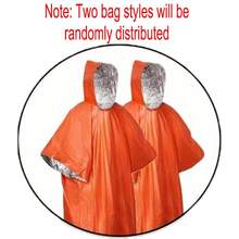 Bộ 2/4 áo mưa khẩn cấp có mũ trùm đầu, dày dặn, cách nhiệt, có thể tái sử dụng - Đồ dùng thiết yếu nhẹ, chất lượng cao cho cắm trại, leo núi và các hoạt động ngoài trời. - Nhiều màu - Xem 12