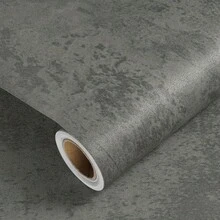 复古水泥灰自粘墙纸 - 厚实可移除乙烯基材质，适用于客厅、厨房、卧室、宿舍装饰及家具改造 - 1PC - 查看 24