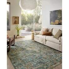 Loloi II Anniston Collection ANS-05 Lagoon/Multi 2'-6" x 12'-0" Runner Rug - Rectangular de 12 x 26 - Ver 1