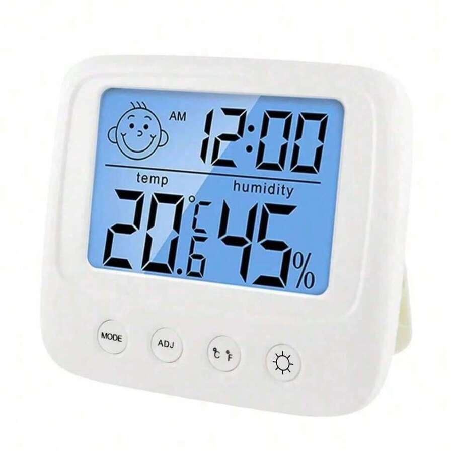 Sensor de temperatura interior digital LCD conveniente, medidor de humedad termómetro higrómetro - Multicolor - Ver 1