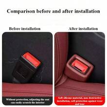 Soporte para cinturón de del coche, dispositivo de sujeción vertical, soporte universal para el interior del coche, material de alta calidad, para propietarios de automóviles - cubierta protectora - Ver 2