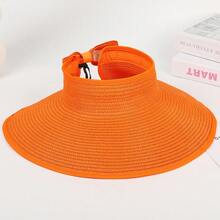 Fashionable Foldable Open-Top Hat With Wide Brim For Sun Protection And UV Protection, Suitable For Outdoor Sports, Hiking, And Travel - Fold - View 10