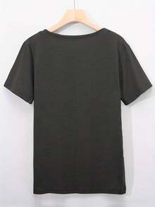 Women T-Shirts - Black - View 7