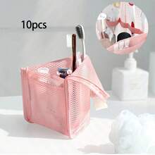 Túi đựng đồ vệ sinh cá nhân trong suốt, tách biệt khô và ướt, túi đựng mỹ phẩm lưới EVA trong suốt, túi đựng đồ vệ sinh có khóa kéo, túi đựng mỹ phẩm du lịch, quà tặng. - Nhiều màu - Xem 22