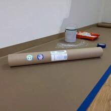 Papel de enmascaramiento de colofonia café 36 x 1992 pulgadas 166 pies 498 pies cuadrados Revestimiento de piso grueso (65 libras de grosor) Papel de enmascarar fabricado en Estados Unidos para - Marrn - Ver 8