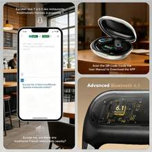 168種語言AI翻譯耳機，藍牙6.1耳機翻譯器，4合1智慧模式觸控螢幕即時翻譯耳機，相容iOS與Android，適合旅行、商務與學習 - 查看 4