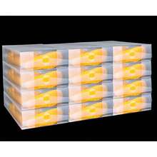 Shihanee - 12 cajas de almacenamiento de zapatos de plástico transparente apilables plegables y resistentes para armarios espacios pequeños dormitorios apartamentos 20.5 x 12 x 4.3 pulgadas - claro - Ver 1