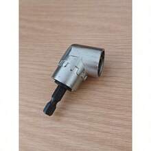 重型直角钻头附件 - 105 度快速更换螺丝刀适配器，带磁性钻头套筒，兼容冲击钻/电钻，适用于狭小空间、家具组装、汽车维修、管道安装 - 专业人士和 DIY 用户均可使用，汽车维修，设计紧凑，结构坚固耐用，家居装修 - A - 查看 12