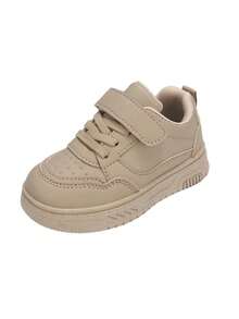 2026 Spring New Hook And Loop Casual Shoes For Toddlers & Kids, Soft Sole Non-Slip Breathable Sneakers, Versatile For Boys & Girls - Khaki - View 9