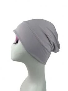1 pièce Nouveau chapeau de vacances élastique multicolore pour femmes, foulard de tête, couvre-chef - Multicolore - Voir 14