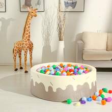 30/50/100 piezas de formas de estrellas y lunas, pelotas de playa de formas surtidas, pelotas de plástico adecuadas para carpas de juegos de fiesta, props de fotos, juguetes de piscina y agua, y decoraciones de fiesta de piscina; formas y colores surtidos - Multicolor - Ver 2
