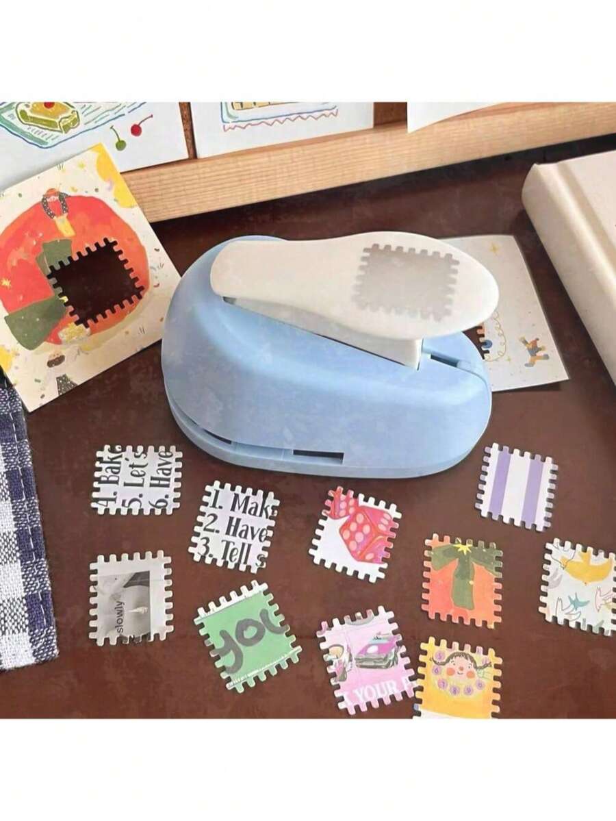 1 dụng cụ dập nổi, dụng cụ đục lỗ sổ kế hoạch, dụng cụ dập nổi thủ công sáng tạo, dụng cụ sưu tập vật liệu làm album ảnh. - A - Xem 1