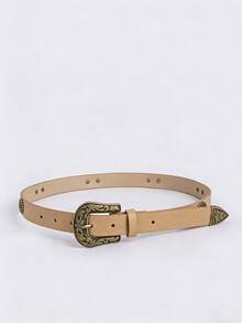 1件装女士时尚腰带，波西米亚风格真皮腰带，西部风情百搭腰带 - 西部風皮帶 - 查看 12