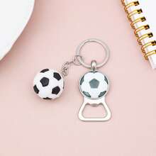 Chaveiro de Futebol, Acessório de Lembrança, Pequeno Presente, Adequado para Presentes de Festa de Futebol, Recompensas de Eventos Esportivos, Chaveiro de Coleção de Fãs de Esportes - Multicolorido - Visão 4