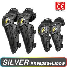 1 Set Motorcycle Protective Gear, Off-Road Motorcycle Knee Pads & Elbow Pads Anti-Fall Anti-Collision Protective Gear, Motorcycle Riding Accessories, Gift For Motorcycle Riders (Men & Women) - Multicolor - View 9