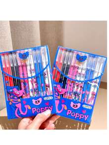 Hasbro Bút bi gel có thể xóa được dành cho bé gái, kiểu dáng cao cấp, nắp đậy dễ tháo rời, mực đen dễ xóa, bộ văn phòng phẩm dành cho học sinh. - 1 xu - Xem 12