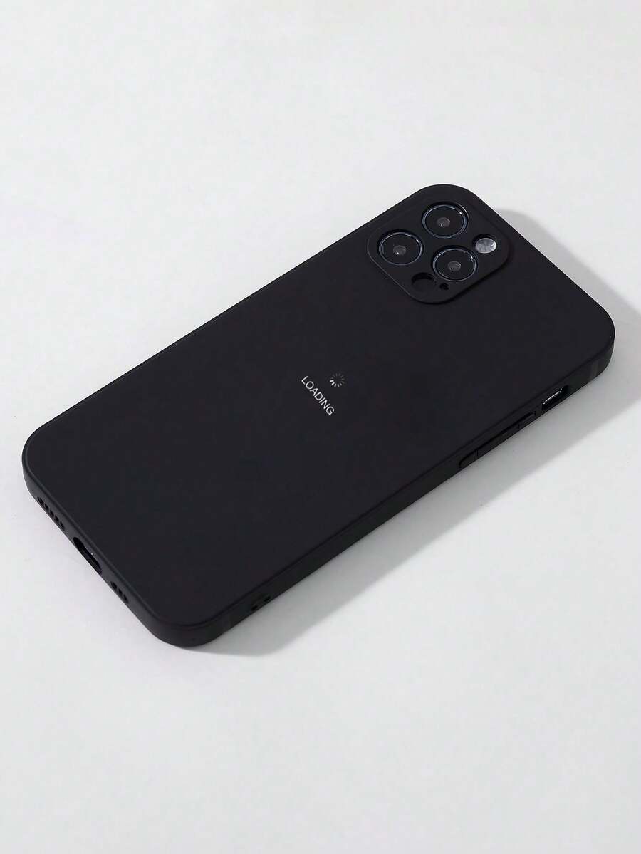 1pc Minimalist Loading Pattern Protective Phone Case, Soft Shock-Proof Full Coverage Case With Precise Cutouts, Practical Multifunctional Design For IPhone 17/Air 16/15/14/13/12/11/Pro/ProMax/X/XR/XS/XSMAX/7/8/PLUS - Multicolor - View 1
