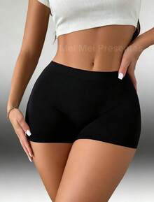 Set Of 3 Women's Solid Color Boxer Briefs, Comfortable, Soft, Premium Quality, Assorted Colors - 彩色 - 查看 4
