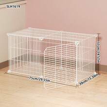 大型透明豪华别墅笼，适合蜜袋鼯、仓鼠和其他小型宠物 - 彩色 - 查看 2