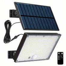 400 LED Solar Wall Light With Motion Sensor, LED Cool White Solar Flood Light, High Brightness Solar Street Light, Large Solar Panel, Easy Installation, Super Bright, Auto On/Off, Suitable For Porch, Yard, Garage, Fence, Path, Wall - 1PC - View 11