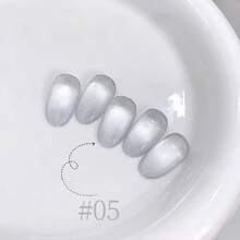MIANEL GEL Sơn móng tay gel mắt mèo hạt thủy tinh trắng 10ml mùa xuân 2026, sơn móng tay gel mắt mèo pha lê hình bóng đèn trăng trắng, dụng cụ làm móng, nghệ thuật vẽ móng váy cưới trắng, sơn móng tay siêu trắng chuyên dụng cho salon, quà tặng ngày Valentine cho các cô gái. - Nhiều màu - Xem 13