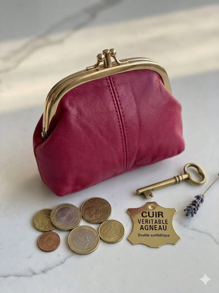 Coin Purses - 玫紅色 - 查看 1