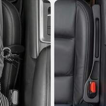 2 Stücke Auto Sitz Lücke Füller Organizer, Auto Sitz Aufbewahrung, Anti-Rutsch Anti-Leck Auto Aufbewahrungsorganizer, Universelles Auto Zubehör, kann Handy, Schlüssel, Karten aufbewahren. - Staufach zwischen Sitz und Sitz - Übersicht 8