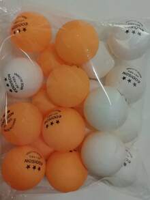 20pcs 3-Star Table Tennis Balls, Made With New Materials, Thicker And Highly Elastic, Designed For Professional Training And Durable Competition - Multicolor - View 15