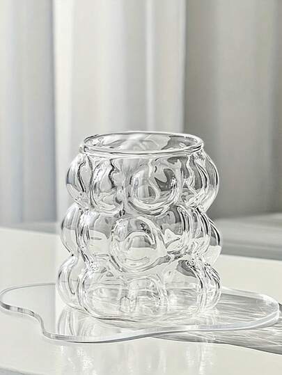 1 chiếc cốc thủy tinh borosilicate cao cấp hình quả nho dành cho bé gái, dùng để uống nước, cà phê latte, cà phê kiểu Mỹ, đồ uống, nước ép, tráng miệng dễ thương, đồ uống lạnh, có thể dùng làm cốc trà chiều, cốc đồ uống đặc biệt tự làm tại nhà.
