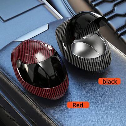 New Motorcycle Helmet Shaped Ashtray, Creative High-End Decor For Car, Home, Office