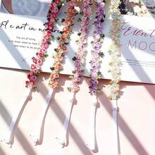 [Free Shipping]Floral Bra Straps For Women,Decorative Flower Lace Strap For Strapless Dress/Bra - Pink - View 8