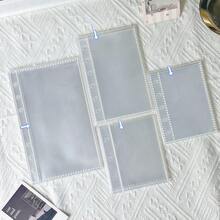 10入 A7/A6/M5 尺寸透明活頁補充內頁，口袋式活頁卡片收納頁，適合手帳愛好者、卡片收藏家、學生、攝影師、文具愛好者，適用於居家、辦公室、教室、工作室的學校用品 - 活頁 - 查看 3