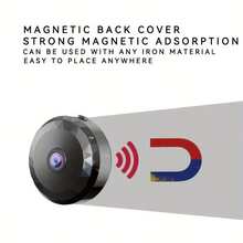 1pc 1080P Full HD Mini Smart WiFi Camera, 2.4G Wireless Connection, Night Vision, Voice Intercom, Remote APP Live View, USB Charging, Easy Installation, Suitable For Home And Office Security Monitoring For Elderly, Nanny And Pets - Black - View 9