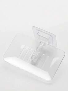 2pcs/1pc Plastic Soap Dish, Waterproof Soap Holder, No Drilling Required Soap Tray, Includes Non-Residue Wall Glue, Suitable For Bathroom And Kitchen, Bathroom Decor - Multicolor - View 11