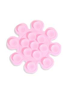 1pc/2pcs 5 Color Options Silicone Double-Sided Suction Cup Round Mobile Phone Holder, Portable Movable Phone Stand - Multicolor - View 14