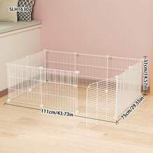 大型透明豪华别墅笼，适合蜜袋鼯、仓鼠和其他小型宠物 - 彩色 - 查看 7