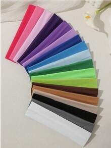 10pcs Colorful Sports Yoga Headbands, Suitable For Workout Sweat-Absorbing Wear Vacay Hair Accessories - Multicolor - View 6