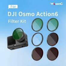 For Osmo Action 6 Lens Filter, Multi-Coated/ Optical Glass/ Aluminum Alloy Frame, Multiple Types Available | Lightweight Buckle Design Easy Installation | Sport Vlog Photography | Holiday Travel Photography Accessories | Creative Filters For Festival Party And Wedding | Summer Beach Photography Props - View 8