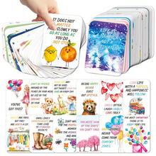 50 Kartu Mini Energi Positif dengan Kutipan Inspiratif Positif, Kartu Kutipan yang Meningkatkan Kepercayaan Diri dan Mendorong Kebaikan, Cocok Sebagai Hadiah untuk Wanita dan Pria - A - View 1