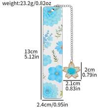 Thẻ đánh dấu sách bằng thép không gỉ hình hoa dễ thương và tươi tắn, thẻ đánh dấu sách nghệ thuật hình hoa, phụ kiện đánh dấu sách dành cho nữ, thẻ đánh dấu sách màu tím/hồng/xanh dương/xanh lá cây, quà tặng đọc sách cho học sinh, người hâm mộ sách. - màu sắc - Xem 11