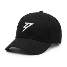 1pc Symbol Printed Baseball Cap, Sunshade Breathable, Fashionable Unisex, Suitable For Travel, Outdoor Sports, Holiday Gift - Number - View 1