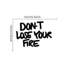 1pc [Home Decor Sticker] "Don't Lose Your Passion" Text Sticker - Perfect For Vanity Mirror, Bedroom Wall, Notebook And Home Decor - A - View 4